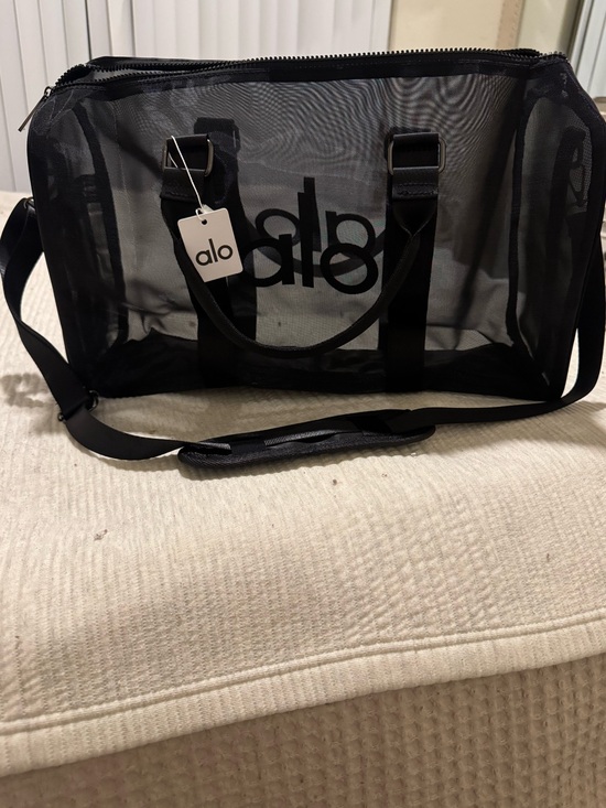 ALO Yoga Handbags - ALO Yoga Black Mesh Tote Bag